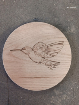 8"Round-Hummingbird